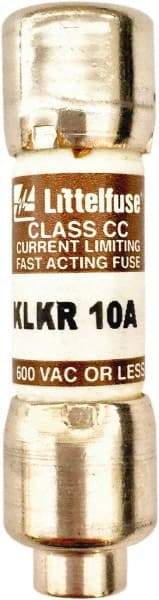 Value Collection - 600 VAC, 10 Amp, Fast-Acting Semiconductor/High Speed Fuse - 1-1/2" OAL, 200 (RMS Symmetrical) kA Rating, 13/32" Diam - Americas Industrial Supply