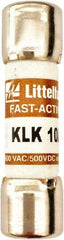 Value Collection - 600 VAC, 10 Amp, Fast-Acting Semiconductor/High Speed Fuse - 1-1/2" OAL, 100 at AC kA Rating, 13/32" Diam - Americas Industrial Supply