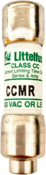 Littelfuse - 500 VDC, 600 VAC, 12 Amp, Time Delay General Purpose Fuse - Fuse Holder Mount, 38.1mm OAL, 20 at DC, 200 (RMS), 300 (Self-Certified) kA Rating, 10.3mm Diam - Americas Industrial Supply