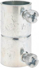 Value Collection - 1/2" Trade, Steel Set Screw EMT Conduit Coupling - Americas Industrial Supply