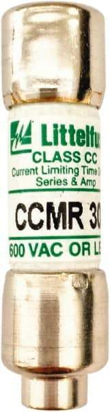 Value Collection - 500 VDC, 600 VAC, 30 Amp, Time Delay General Purpose Fuse - 300 at AC kA Rating - Americas Industrial Supply