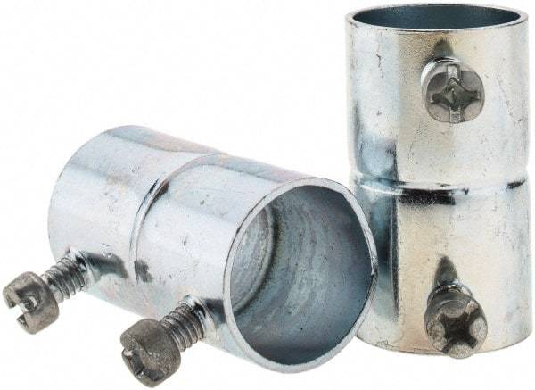 Value Collection - 3/4" Trade, Steel Set Screw EMT Conduit Coupling - Americas Industrial Supply