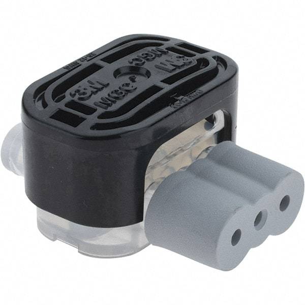 Value Collection - 20 to 12 AWG, Black, IDC, Pigtail Quick Splice Connector - Americas Industrial Supply