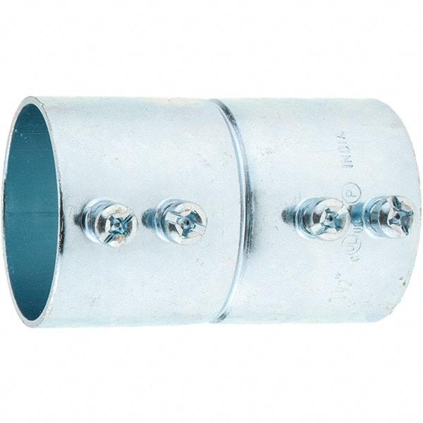 Value Collection - 1-1/2" Trade, Steel Set Screw EMT Conduit Coupling - Americas Industrial Supply