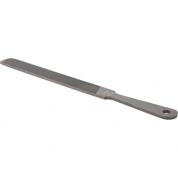 Value Collection - 8" Long, Hand American-Pattern File - Single, Double Cut, 3/16" Overall Thickness, Handle - Americas Industrial Supply