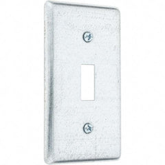 Value Collection - Electrical Outlet Box Steel Box Cover - Americas Industrial Supply