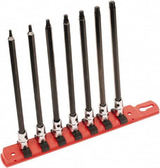 Wiha - 7 Piece 1/4" Drive Torx Bit Socket Set - T10 to T40 Torx - Americas Industrial Supply