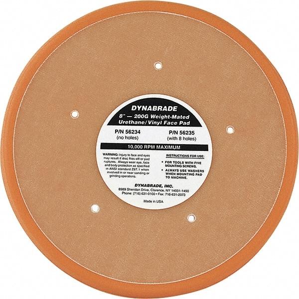 Dynabrade - 5" Diam Disc Backing Nonvacuum Replacement Pad - Medium Density, 12,000 RPM - Americas Industrial Supply