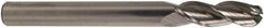 M.A. Ford - 1/4" Diam, 3/4" LOC, 3 Flute Solid Carbide Ball End Mill - Single End, 2-1/2" OAL, 1/4" Shank Diam, Spiral Flute - Americas Industrial Supply
