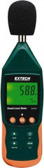 Extech - A and C Frequency Weight, LCD Display Datalogging Sound Meter - 30 to 130 Decibels - Americas Industrial Supply