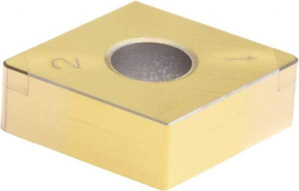 Sumitomo - 2NC-CNGA433 Grade BNC300 PCBN Turning Insert - TiN Finish, 80° Diamond, 1/2" Inscr Circle, 3/16" Thick, 3/64" Corner Radius - Americas Industrial Supply
