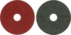 3M - 4-1/2" Diam 7/8" Hole 36+ Grit Fiber Disc - Very Coarse Grade, Ceramic, 13,300 Max RPM, Series 987C - Americas Industrial Supply