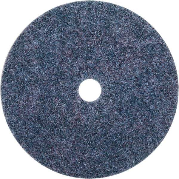 3M - 4-1/2" Coarse Grade Ceramic Deburring Disc - 7/8" Center Hole, Hook & Loop Connection, 10,000 Max RPM - Americas Industrial Supply
