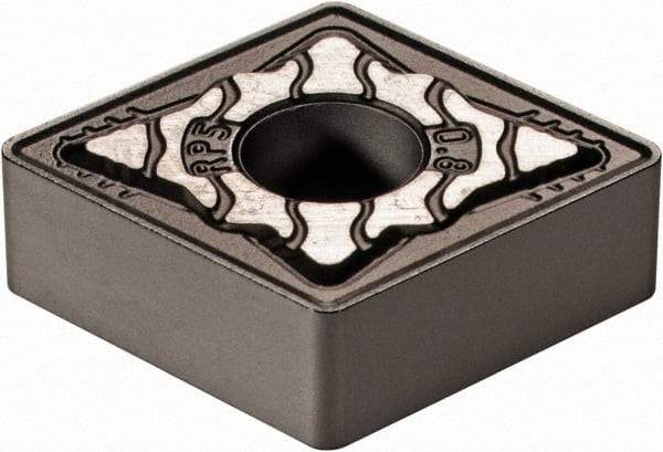 Walter - CNMG432 RP5 Grade WPP30S Carbide Turning Insert - TiCN/Al2O3/TiN Finish, 80° Diamond, 1/2" Inscr Circle, 3/16" Thick, 1/32" Corner Radius - Americas Industrial Supply