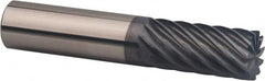 SGS - 3/4", 1-5/8" LOC, 3/4" Shank Diam, 4" OAL, 11 Flute, Solid Carbide Square End Mill - Single End, AlTiN Finish, Spiral Flute, 35° Helix, Centercutting, Right Hand Cut, Right Hand Flute, Series 66 - Americas Industrial Supply