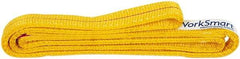 Value Collection - 3' Long x 1" Wide, 6,200 Lb Vertical Capacity, 2 Ply, Polyester Web Sling - 4,900 Lb Choker Capacity, with Endless Sling - Americas Industrial Supply