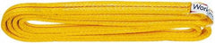 Value Collection - 6' Long x 1" Wide, 6,200 Lb Vertical Capacity, 2 Ply, Polyester Web Sling - 4,900 Lb Choker Capacity, with Endless Sling - Americas Industrial Supply