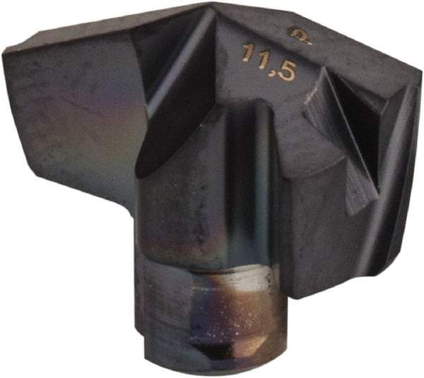 Iscar - Series ICP, 0.453" Diam Grade IC908 140° Replaceable Drill Tip - Carbide, TiAlN Finish - Americas Industrial Supply