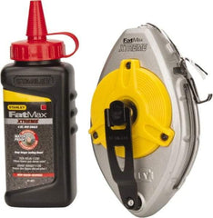 Stanley - 100' Long Chalk Reel - Red - Americas Industrial Supply