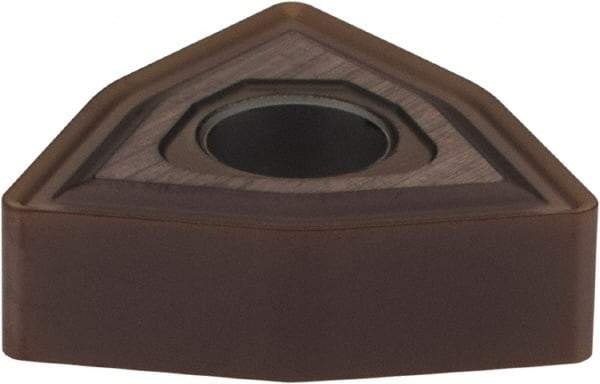Sumitomo - WNMG432 EEX Grade AC520U Carbide Turning Insert - Proprietary Finish, 80° Trigon, 1/2" Inscr Circle, 3/16" Thick, 1/32" Corner Radius - Americas Industrial Supply