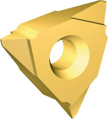 Vargus - 4VER22 Partial Profile 60° Grade VKX External On Edge Threading Insert - TiN Finish, 1/2" Inscribed Circle, Right Hand Cut - Americas Industrial Supply