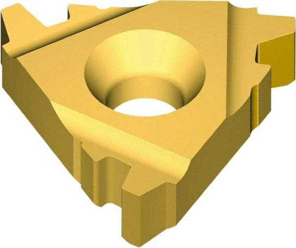 Vargus - 3ER External Right Hand 8 Stub Acme Laydown Threading Insert - Grade VKX, TiN Coated Carbide, 9.53mm Inscribed Circle - Americas Industrial Supply