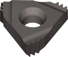 Vargus - 5IR Internal Right Hand 11.5 NPT Laydown Threading Insert - Grade VTX, TiAlN Coated Carbide, 15.88mm Inscribed Circle - Americas Industrial Supply