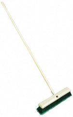 Weiler - 18" General Purpose Synthetic Push Broom - 3" Bristle Length, Foam Block, Threaded Handle Connection - Americas Industrial Supply