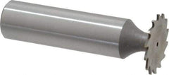 Whitney Tool Co. - 3/4" Diam x 1/32" Face Width, Cobalt, 14 Teeth, Shank Connection Woodruff Keyseat Cutter - Uncoated, 2-1/32" OAL x 1/2" Shank, Straight Teeth - Americas Industrial Supply