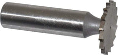 Whitney Tool Co. - 1" Diam x 5/64" Face Width, Cobalt, 16 Teeth, Shank Connection Woodruff Keyseat Cutter - Uncoated, 2-5/64" OAL x 1/2" Shank, Straight Teeth - Americas Industrial Supply