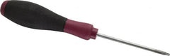 Wiha - T10 Torx Driver - 80mm Blade Length, 6-3/4" OAL - Americas Industrial Supply