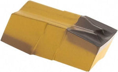 Iscar - 590020GIF Grade IC8250, 5.9mm Cutting Width Carbide Grooving Insert - 13mm Max Depth of Cut, Neutral, 0.2mm Corner Radius, TiCN/Al2O3/TiN Finish - Americas Industrial Supply