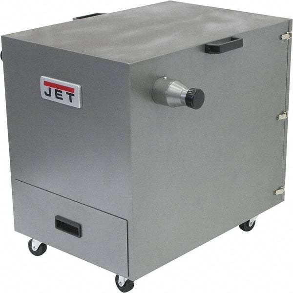 Jet - 115/230 Volt Cabinet Mount Dust Collector - 490 CFM Air Flow, 11.44" Static Pressure Water Level - Americas Industrial Supply