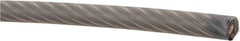 Loos & Co. - 3/8" x 1/4" Diam, Aircraft Cable - 6,400 Lb Breaking Strength, Material Grade 304 Stainless, 7 x 19 Strand Core, Nylon Coating - Americas Industrial Supply