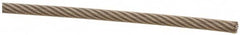 Loos & Co. - 1/8" x 3/32" Diam, Aircraft Cable - 920 Lb Breaking Strength, Material Grade 304 Stainless, 7 x 7 Strand Core, Nylon Coating - Americas Industrial Supply