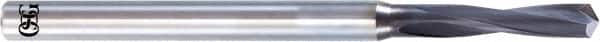 OSG - 16.6mm 120° Solid Carbide Jobber Drill - WD1 Finish, Right Hand Cut, Spiral Flute, Straight Shank, 162mm OAL, Standard Point - Americas Industrial Supply
