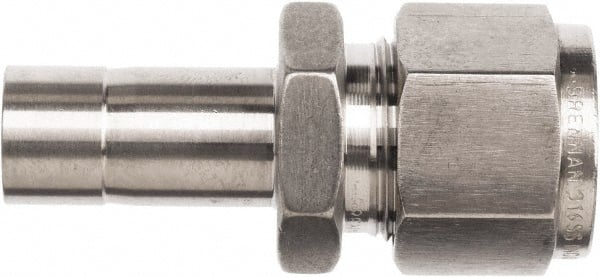 Brennan - 1/4" Tube OD Stainless Steel Compression Tube Reducer - Americas Industrial Supply