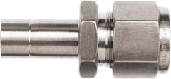 Brennan - 1/2" OD, Stainless Steel Reducer - Machine Tube Stub Ends - Americas Industrial Supply