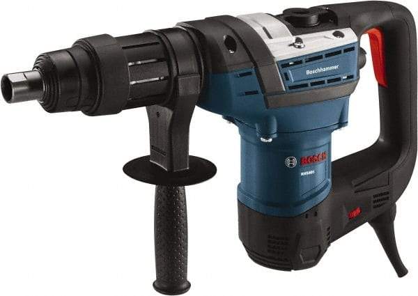 Bosch - 120 Volt 1-9/16" Keyless Chuck Electric Rotary Hammer - 0 to 3,600 BPM, 0 to 350 RPM - Americas Industrial Supply