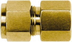 Brennan - 3/4" OD, Brass Female Connector - Comp x FNPT Ends - Americas Industrial Supply