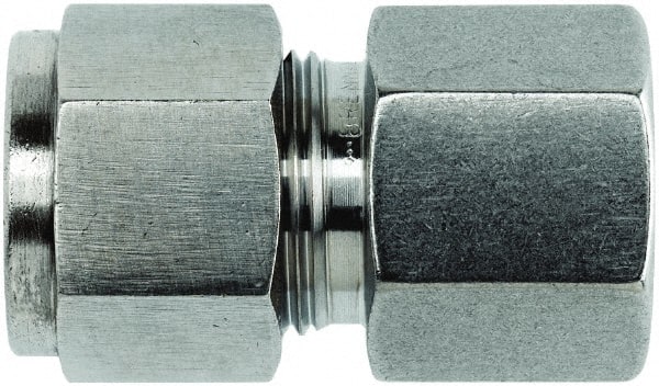 Brennan - 3/8" Tube OD x 1/8 NPT Stainless Steel Compression Tube Female Connector - Americas Industrial Supply