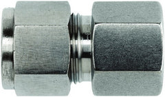 Brennan - 3/8" Tube OD x 1/8 NPT Stainless Steel Compression Tube Female Connector - Americas Industrial Supply