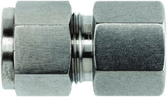 Brennan - 1/8" Tube OD x 1/4 NPT Stainless Steel Compression Tube Female Connector - Americas Industrial Supply