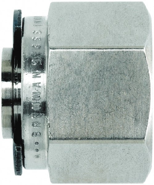 Brennan - 5/8" Tube OD x 5/8 Thread Stainless Steel Compression Tube Plug - Americas Industrial Supply