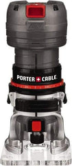 Porter-Cable - 31,000 RPM, 0.5 HP, 5.6 Amp, Laminate Trimmer Electric Router - 120 Volts, 1/4 Inch Collet - Americas Industrial Supply