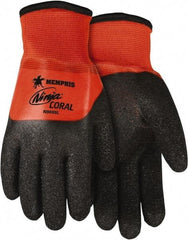 MCR Safety - Size 2XL (11) PVC with Black Coral Coated Nylon Work Gloves - Fully Coated, Paired - Americas Industrial Supply