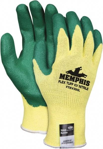 MCR Safety - Size S (7), ANSI Cut Lvl 2, Nitrile Cut Resistant Gloves - 10.25" Long, Paired - Americas Industrial Supply