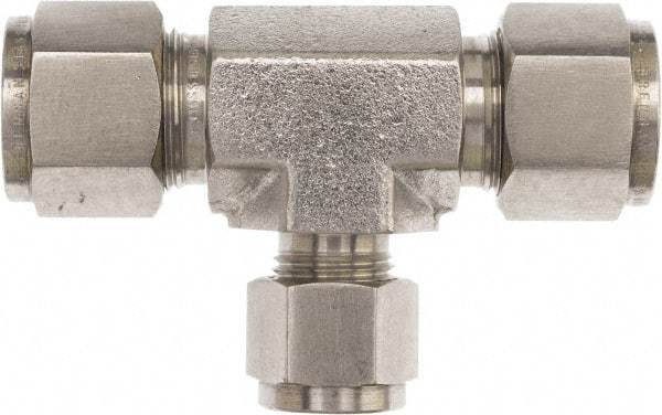 Brennan - 1" OD, Stainless Steel Union Tee - Comp x Comp x Comp Ends - Americas Industrial Supply