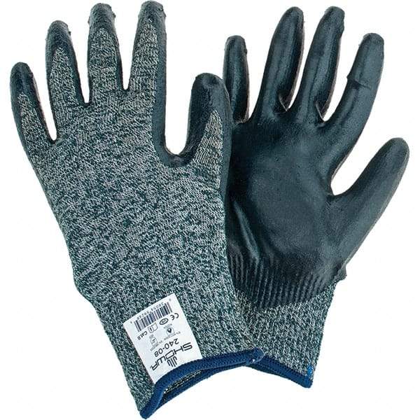 SHOWA - Gloves - SZ 8 13G GRY/BLK 1/PR SHOWA 240 SIZE 8 GLOVE PR - Americas Industrial Supply