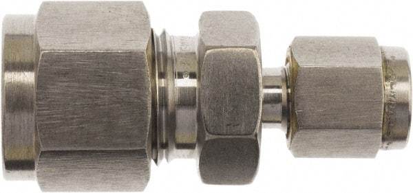 Brennan - 5/8 x 1/2" OD, Stainless Steel Union - Comp x Comp Ends - Americas Industrial Supply